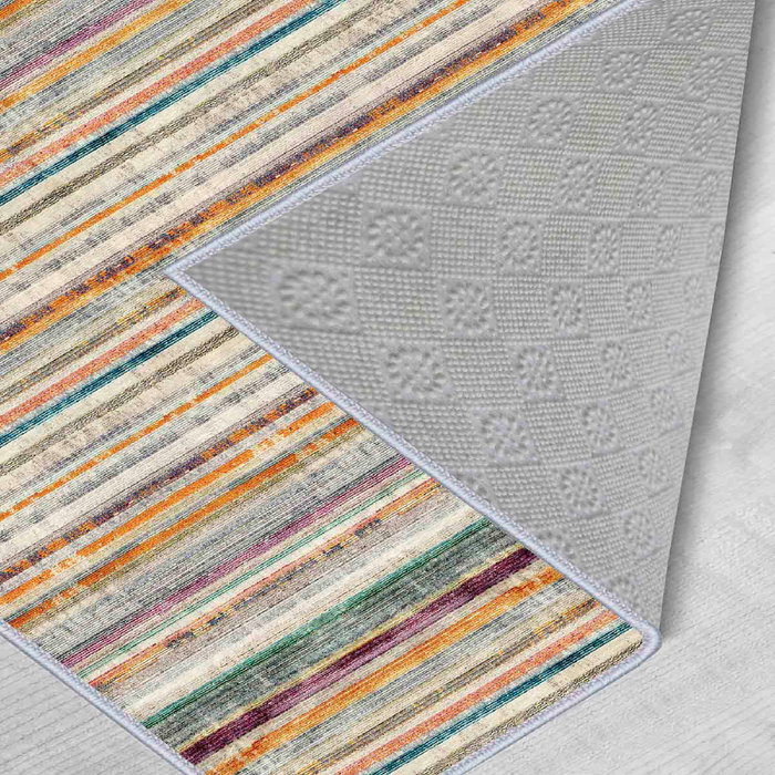 Conceptum Alfombra 100 x 400 cm Multicolor con Impresión 3D